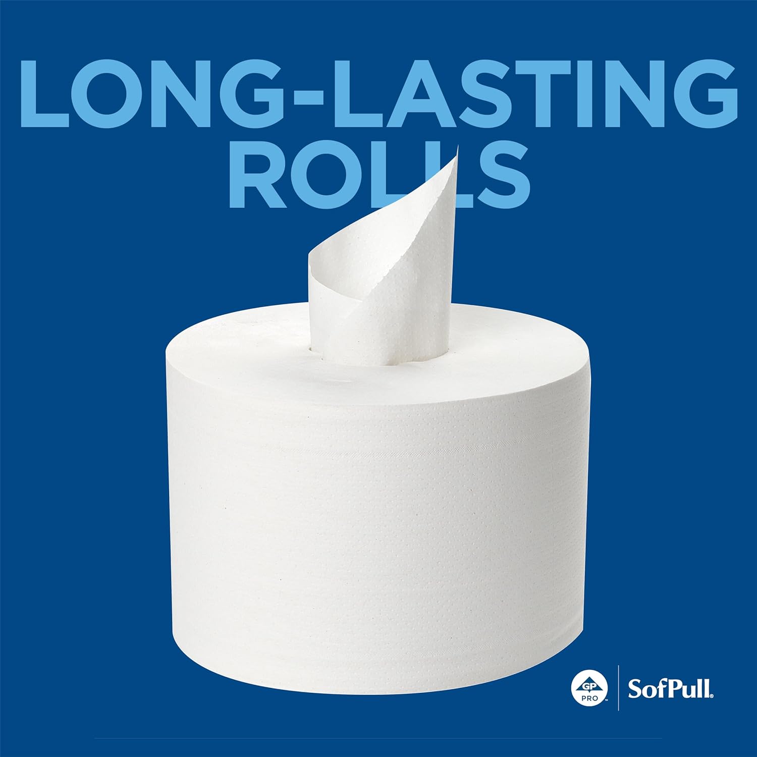 Georgia Pacific SofPull 19510 Centerpull 2-Ply High Capacity Toilet Paper, 1000 Sheets Per Roll, 6 Rolls Per Case, White