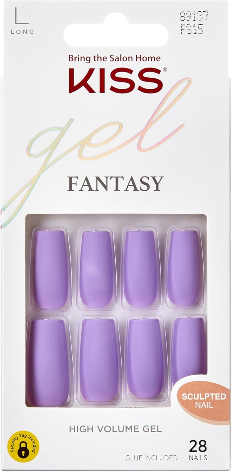 KISS Gel Fantasy Sculpted Long Nails