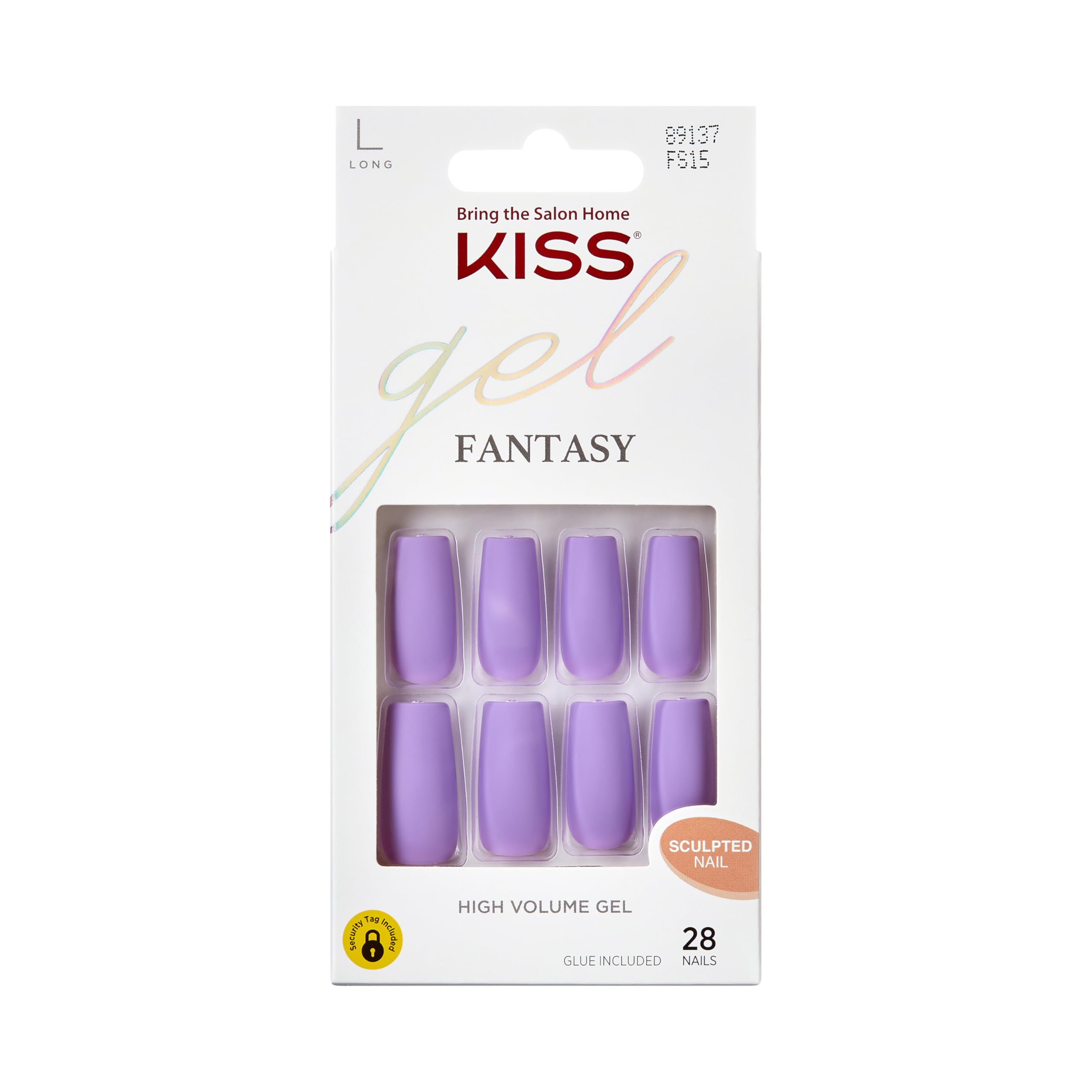 KISS Gel Fantasy Sculpted Long Nails