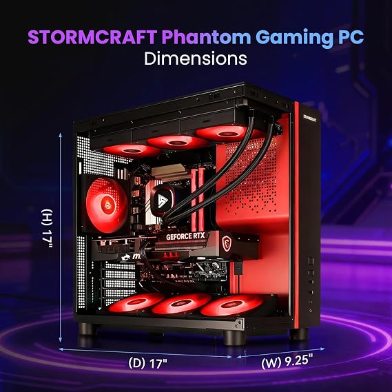 STORMCRAFT Phantom AI Gaming Desktop RTX 5080 Ultra7 265F 32GB DDR5 2TB SSD