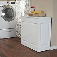 Vista 12 de Household Essentials - Gabinete para cestas de ropa sucia con apertura frontal