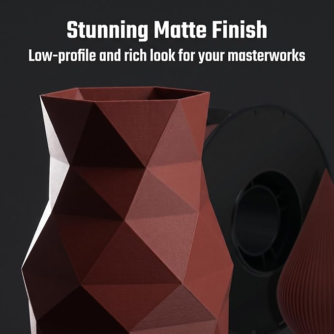 Filamento PLA Mate Reddish Brown 1.75mm 1 kg miniatura 4