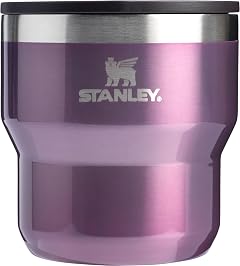 STANLEY Stay-Hot Stacking Camp Cup 10 oz Press In Drink Through Lid Cup for Coffee Tea and Drinks