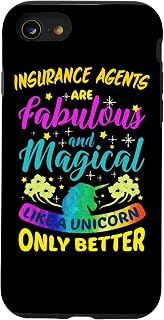 Insurance Agents Funny Cute Colourful Unicorn Case for iPhone SE (2020) / 7/8