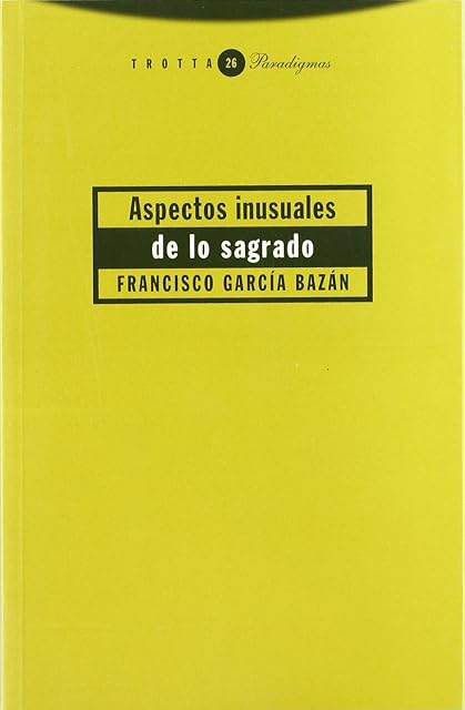 Portada de Aspectos inusuales de lo sagrado