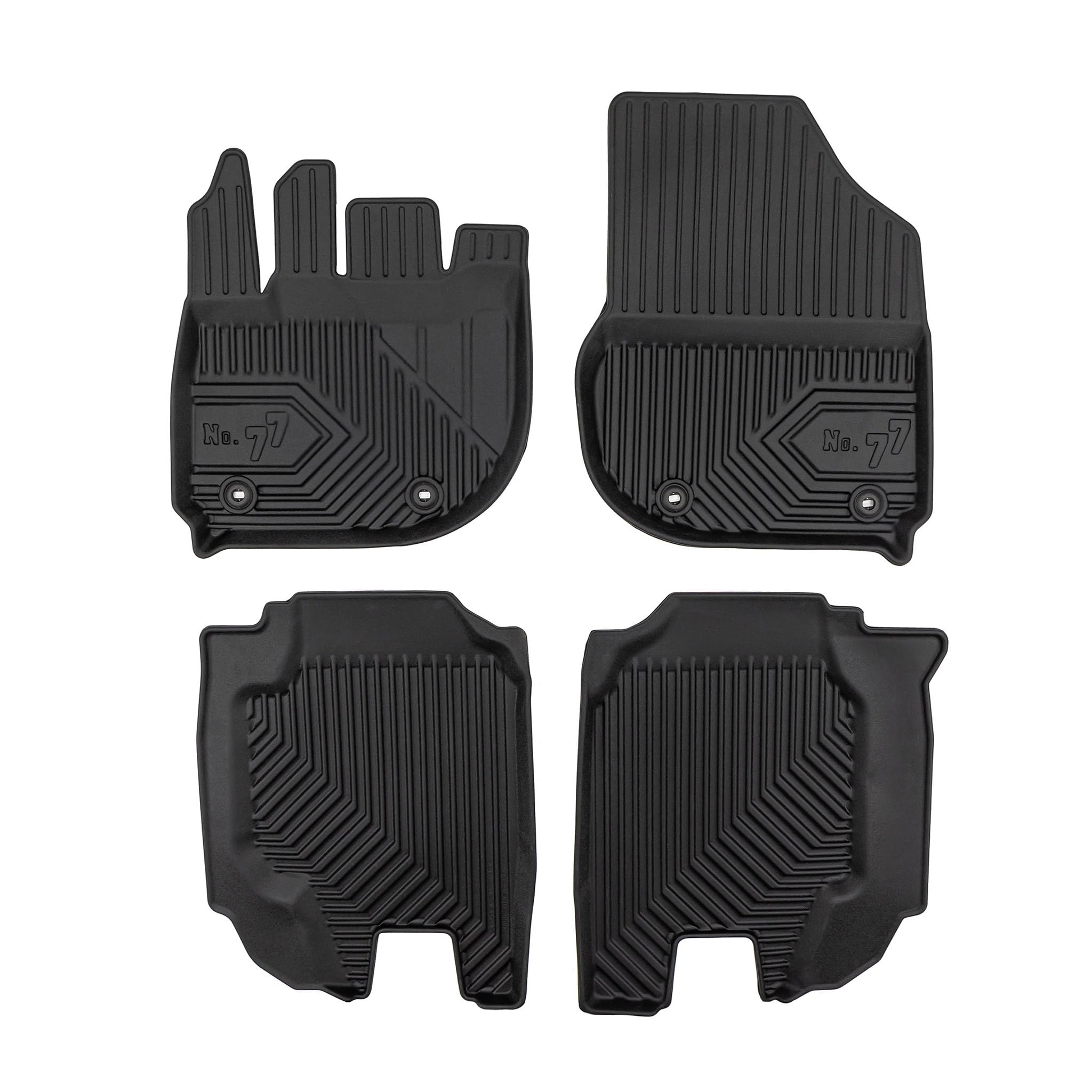 Tapis de Sol de Voiture pour Honda HR-V e:HEV 2021-2026 TPE Imperméable 4Pcs