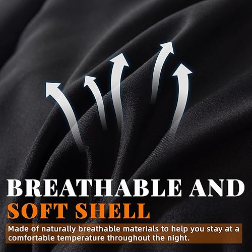 Miniatura 5 de Cosybay - Edredón con relleno alternativo, acolchado suave, todas las estaciones, inserto de colcha ligero y reversible con pestañas en las