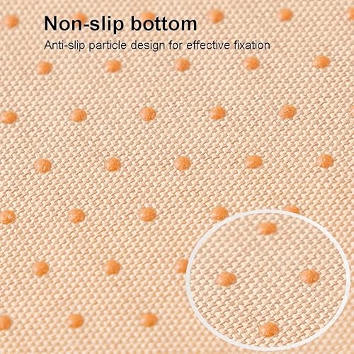 Miniatura 5 de Paquete de 124 cojines de cuero para silla, cojín de asiento de herradura, antideslizante para sillas de comedor, sillas de cocina, sillas de