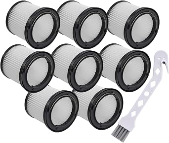 8 Pack PVF110 Hepa Replacement Filter for Black&Decker Handheld Pivot Vac BDH2000PL,BDH2020FLFH,PHV1210,PHV1410,PHV1810,BDH1620FLFH,Part to 90552393