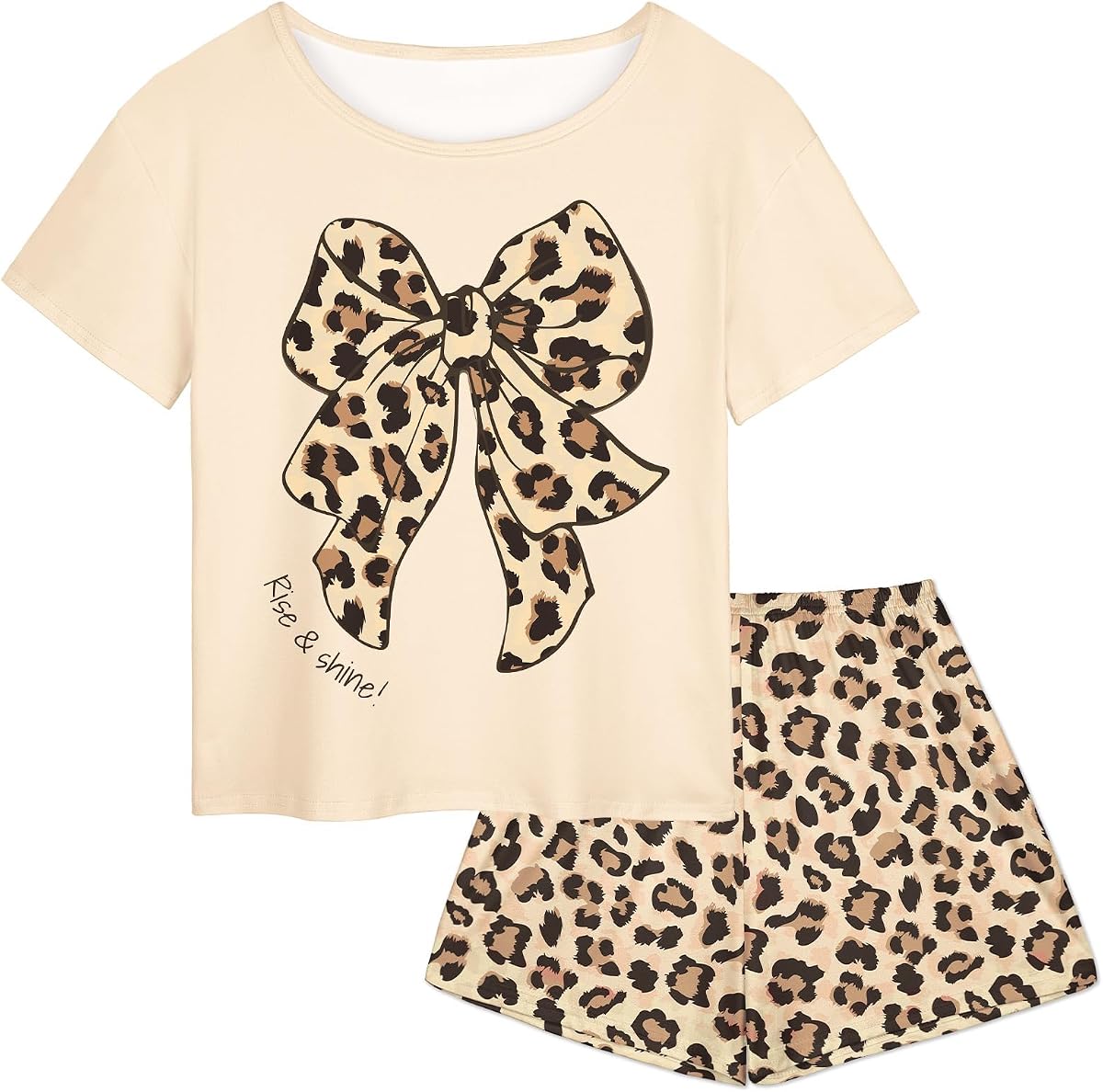 Play Tailor Girls Pajamas for Kids Teen Summer Pjs Sleepwear Sets for 6-15Y