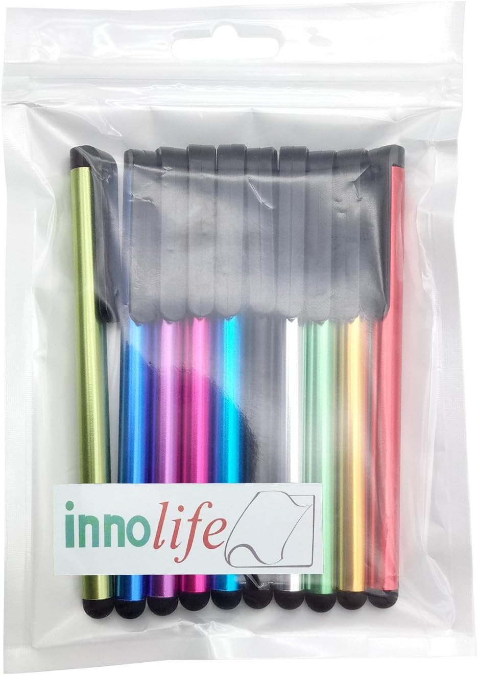 Metal Stylus Touch Screen Pen Compatible with Apple iPhone 4 4S 5 5S 5C 6 6 Plus iPad Galaxy Tablet Smartphone PDA (10pcs Mixed Colors) …