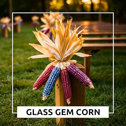 Miniatura 6 de Semillas de maíz con gemas de cristal, 100 semillas, hermosas semillas de maíz de reliquia de colores arcoíris para cultivar, semillas vegetales muy