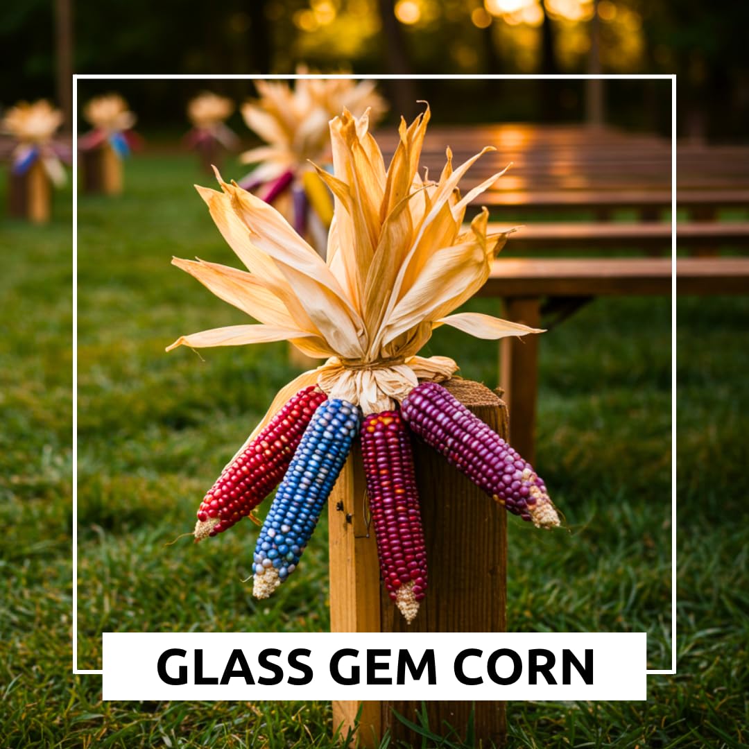 Amazon.com : Rare Glass Gem Indian Corn Seeds - 40+ Seeds