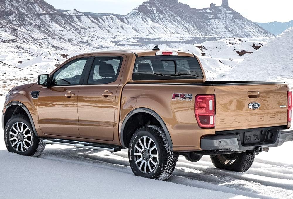 APS Chrome OE Style Nerf Bars Running Boards Compatible with Ford Ranger 2019-2026 SuperCrew Cab 4-Door