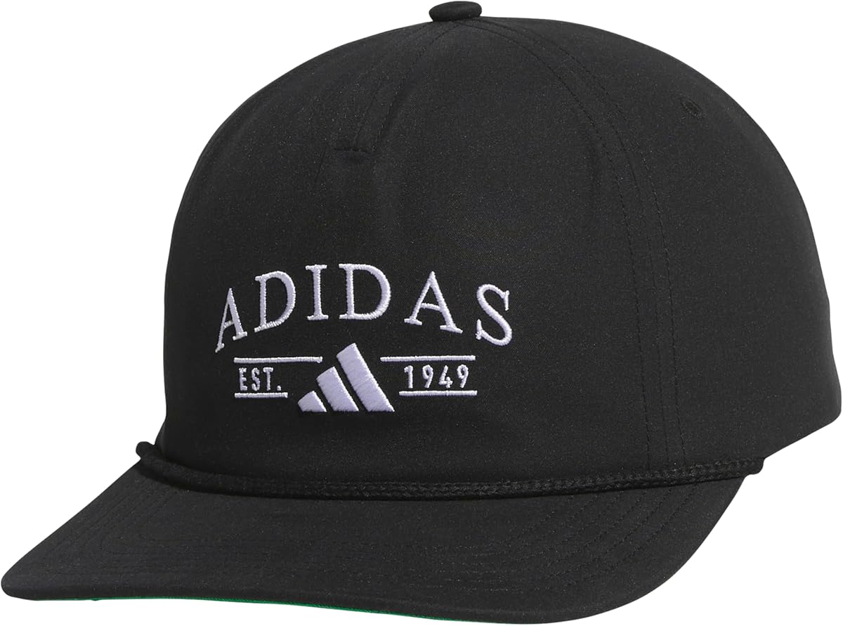 Gorra adidas Foundation Sport para hombre | Banda para el sudor que absorbe la humedad, ajuste ajustable, cierre con correa trasera, peso ligero, comodidad segura durante todo el día