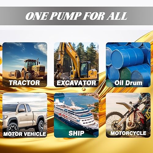 Miniatura 3 de Bomba de transferencia de combustible - Bomba solo 115 V 15 GPM con protección contra sobrecarga térmica Vahaha