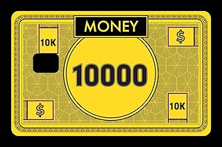 debit credit card sticker skin $10000 Note