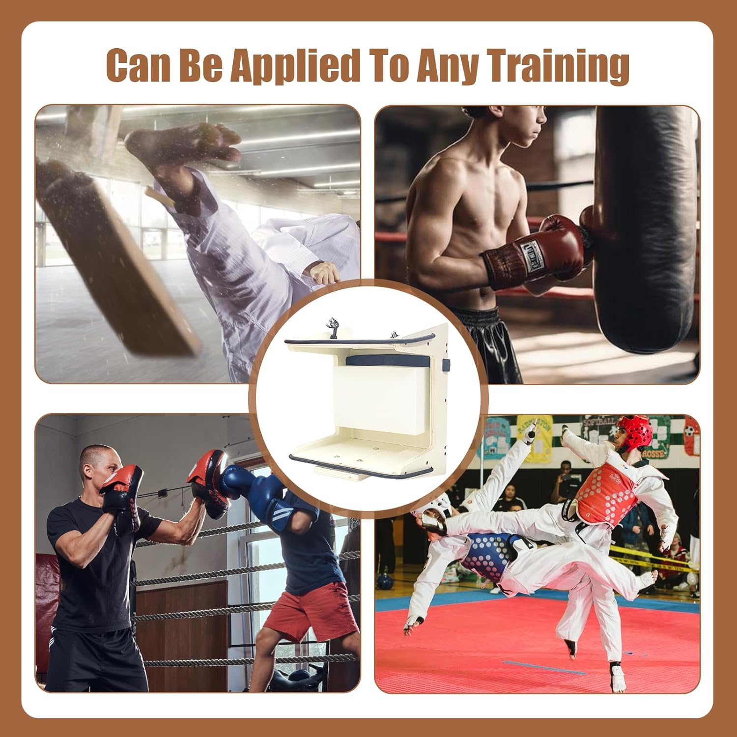 Martial Arts Breaking Board Holder, Taekwondo/Karate Rebreakable Boards Martial Arts Training Rack for 11inch Board Breaking, Boxing Training Equipment Gifts