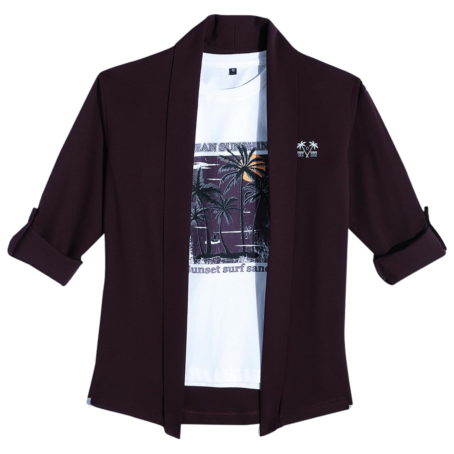 CAVIO Boys Full Sleeves Solid Shrug with T-Shirt - Review, Price and Buying Guide