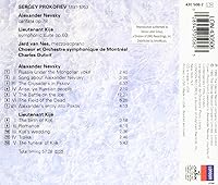 Vista 2 de Prokofiev Alexander NevskyLieutenant Kije