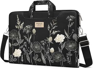 MOSISO Laptop Bag for Women, Laptop Messenger Shoulder Sleeve with Strap