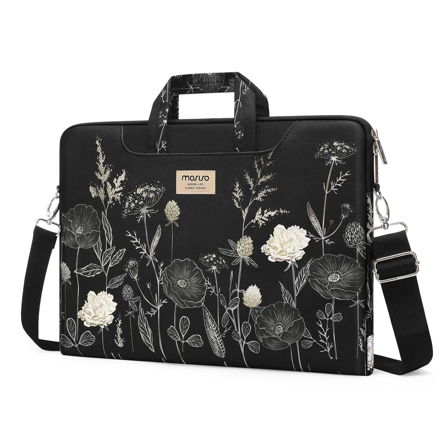 MOSISO Laptop Bag for Women 15 6 inch Computer Bag Compatible with MacBook HP Dell Lenovo Asus Notebook
