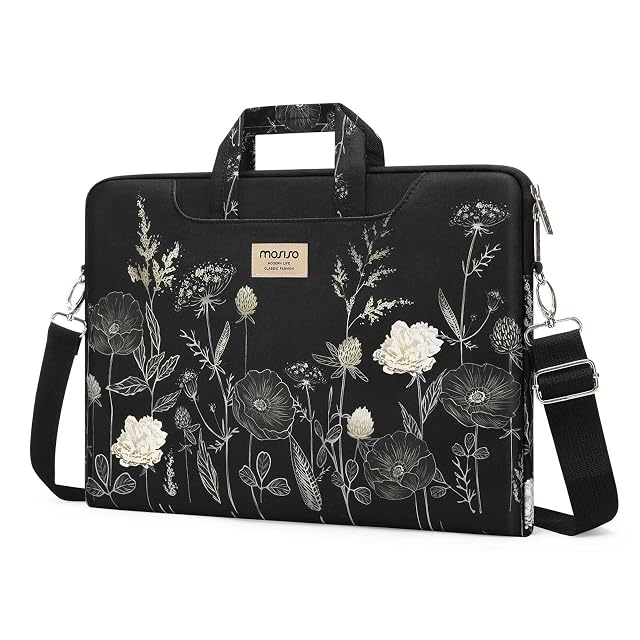 MOSISO Laptop Bag for Women 15 6 inch Computer Bag Compatible with MacBook HP Dell Lenovo Asus Notebook