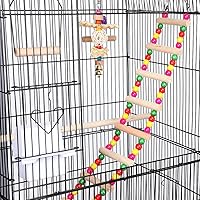 Vista 8 de Yaheetech Jaula de 39 pulgadas para pájaros de techo grande para loros pequeños, cacatúas, periquitos del sol, conure de mejillas verdes