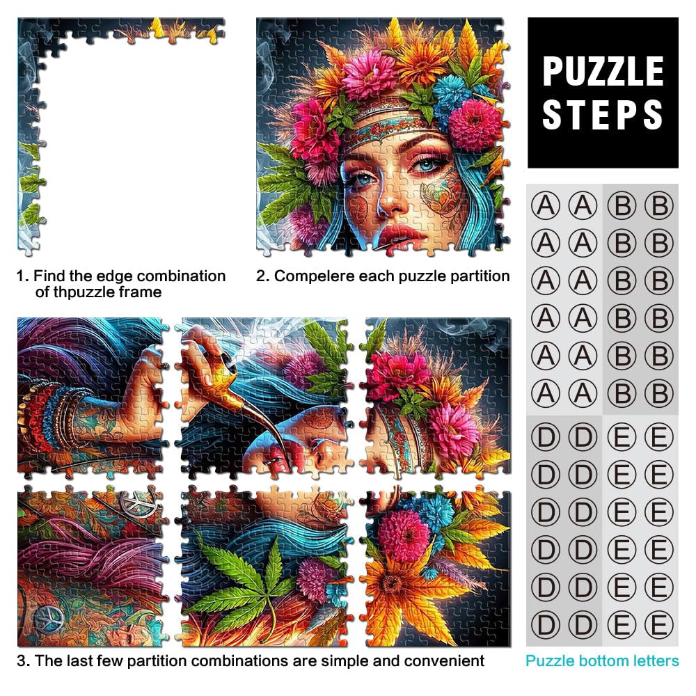 Puzzles de 2000 pièces pour Adultes La Reine en Fleurs Réduction du Stress intéressante Renforcer l'amour Entre Les Couples 70x100cm