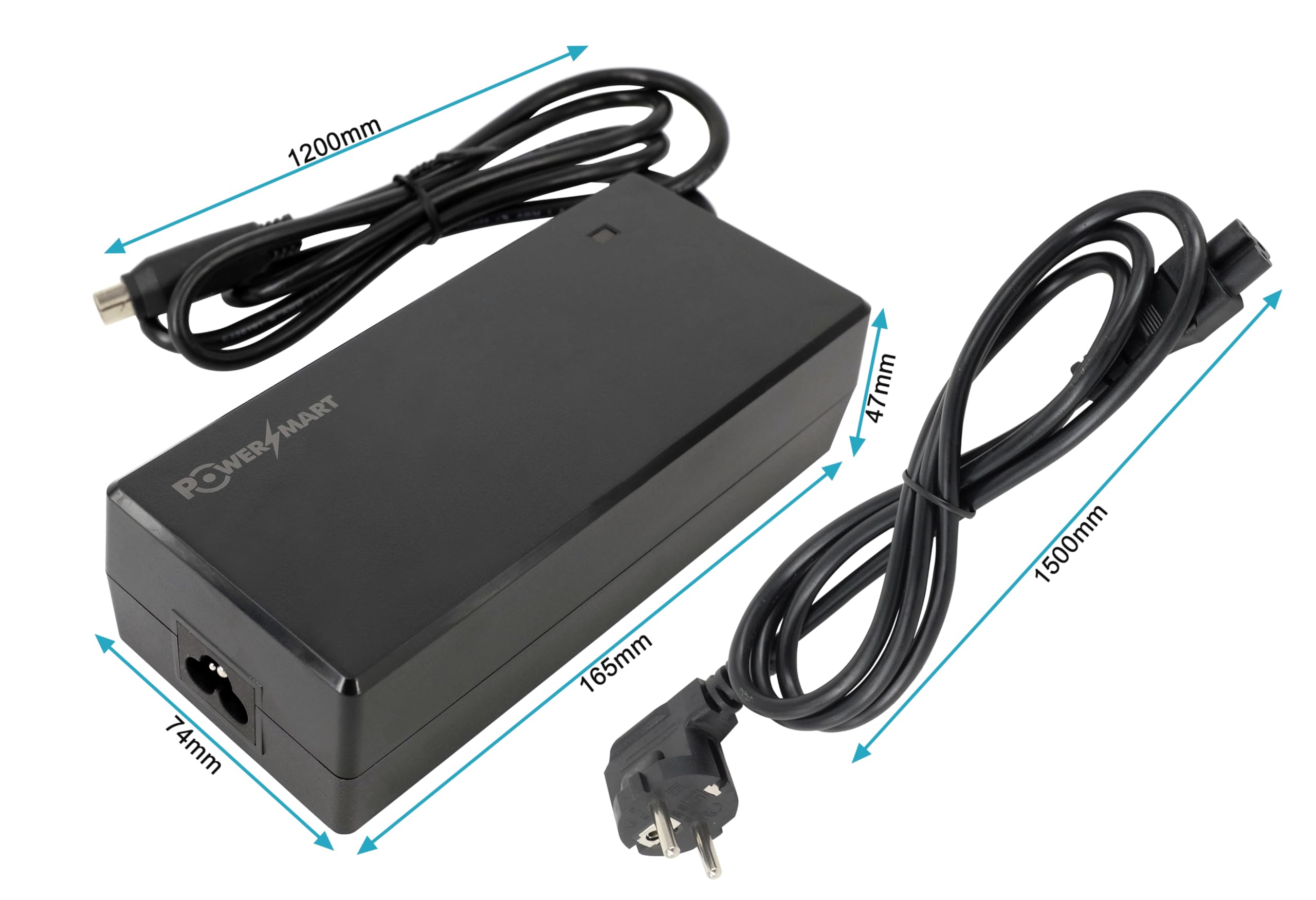 PowerSmart® 2,0 A 42 V Phylion DZLM3620-M2 zasilacz ładowarka do akumulatora 36 V 3 Pin Carrera seria Raleigh E-Bikes