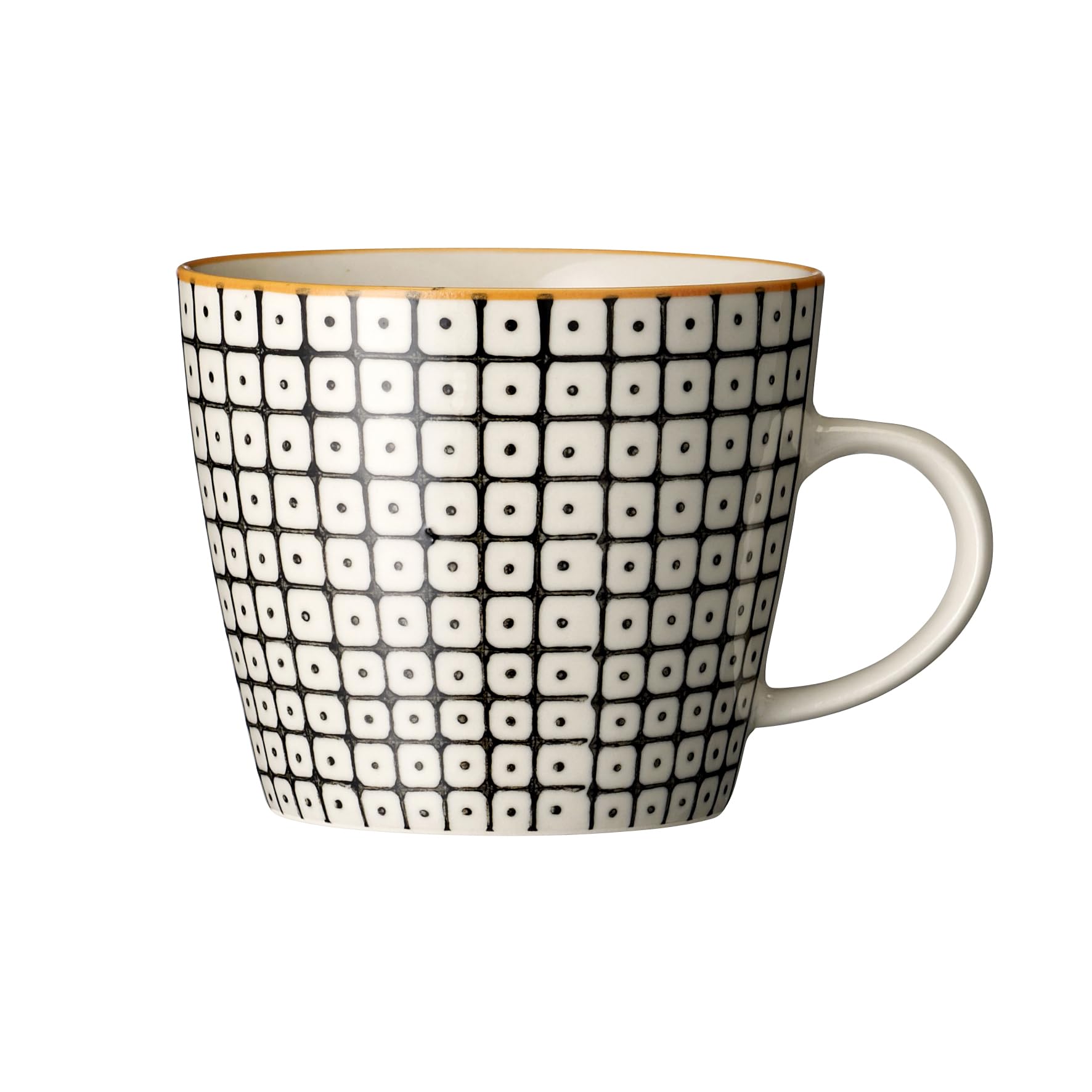 Bloomingville Cozy Juego de 6 Vasos, cerámica, Multicolor, 9.5 cm, 6