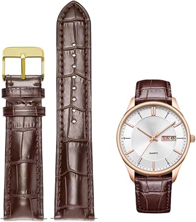 Amazon.com: Moran Genuine Leather Band Alligator and Cowhide