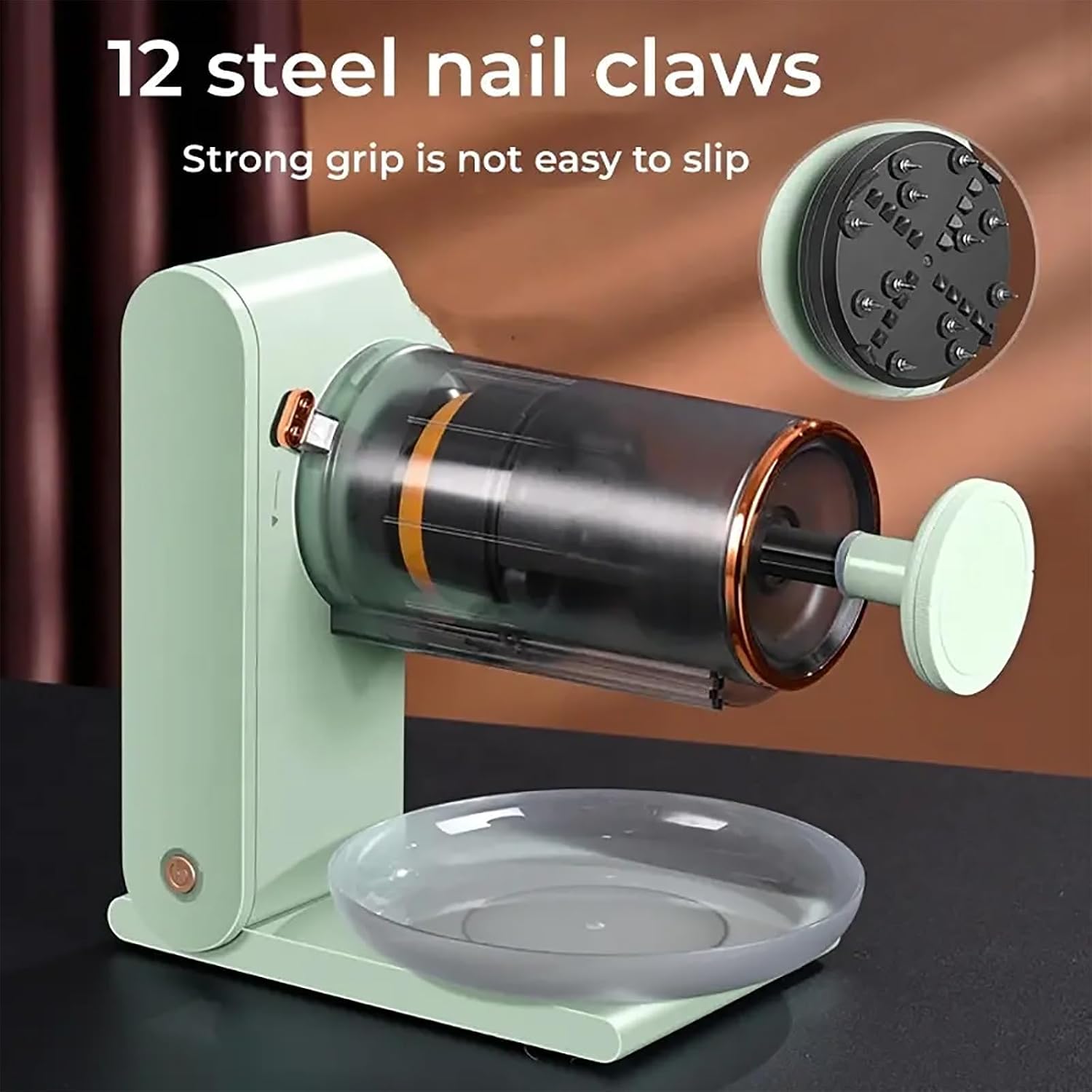 Shaved Ice Machine, 20W Electric Snow Cone Maker with Anti-Slip Foot Pads, 13000rpm High-Speed Motor Adjustable and Can Shave 50 Bowls of Ice, Removable Parts and Easy to Cleaning, for Restaurant
