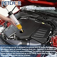 Vista 6 de Extractor de líquidos, jeringa de succión de 500 cc, bomba de llenado de extracción manual de jeringa de aceite, bomba de jeringa de fluido, succión