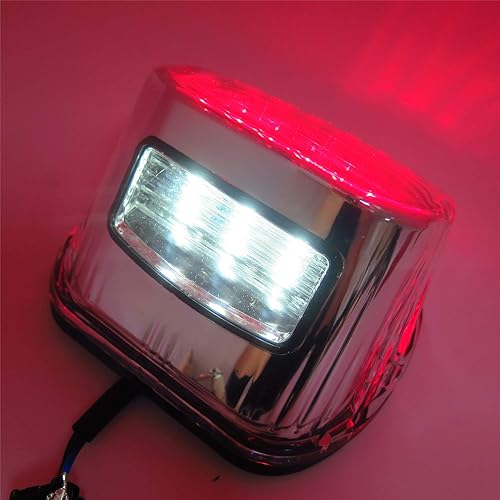 Miniatura 3 de Luces de freno traseras SMT-RED compatibles con lente transparente XL Harley Dyna Sportster 1999 y posteriores [B075VLXQ7V]