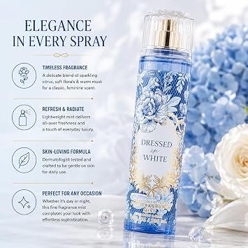 Dressed In White Fine Fragrance Mist - 8 Fl Oz