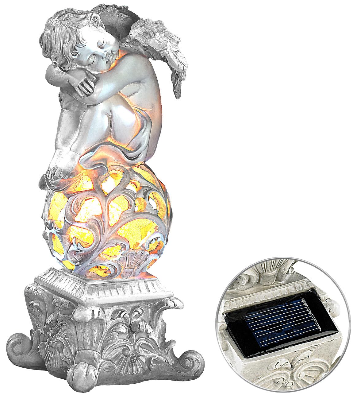 2 Pezzi Di Luce Per Tomba, Lanterna A Candela Per Cimitero, Luce - Foto 10