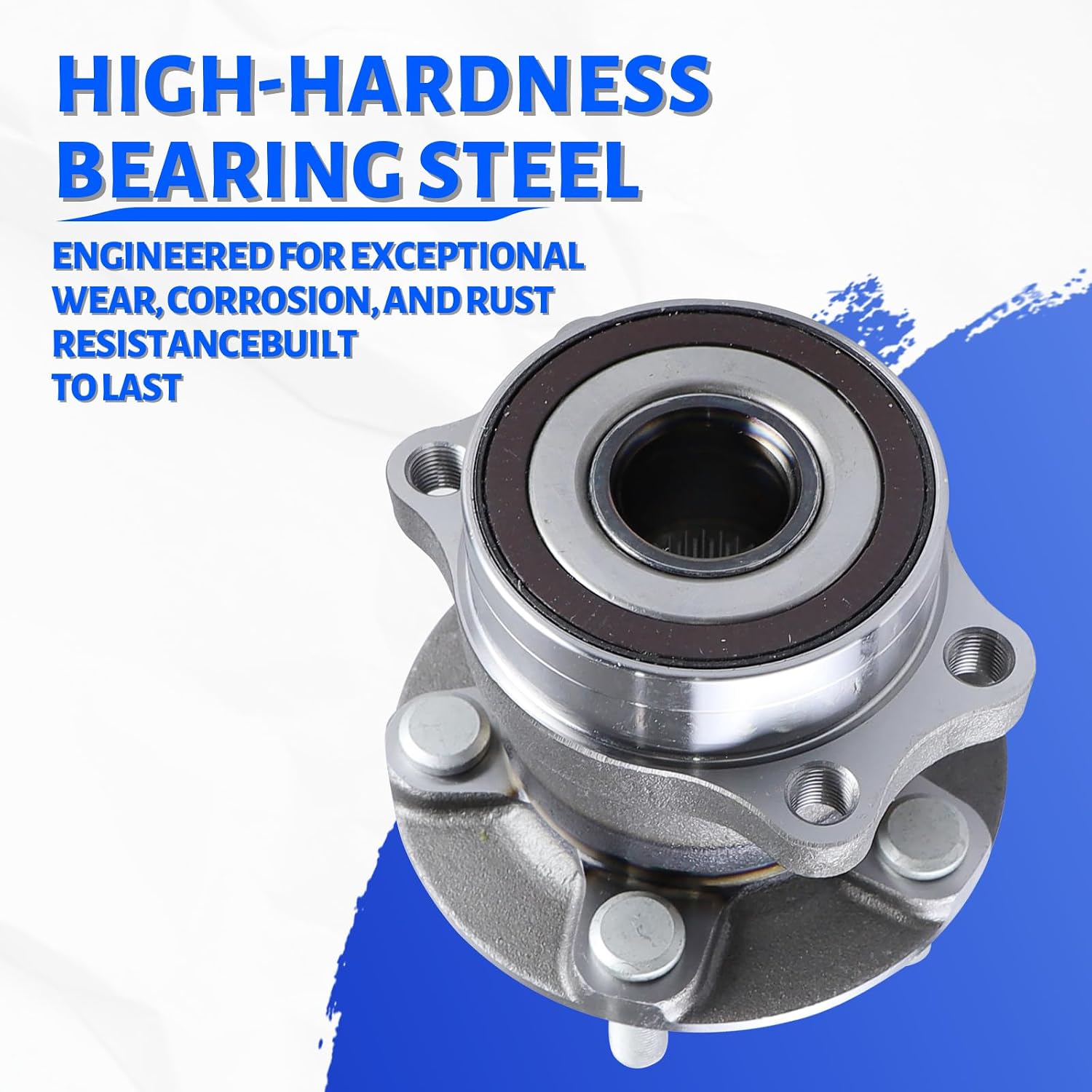 2 x 512518 Rear Wheel Bearing Hub Assembly with 5 Lug Compatible with Subaru XV Crosstrek 2013-2015,Fit for Subaru Crosstrek 2016-2020,Fit for Subaru Impreza 2012-2021