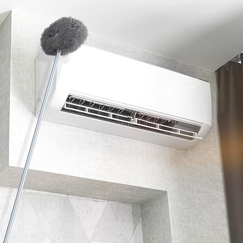 Miniatura 7 de Hoolerry Limpiador de ventilador de techo con mango de extensión, limpiador de aspas de ventilador de techo de microfibra reutilizable largo