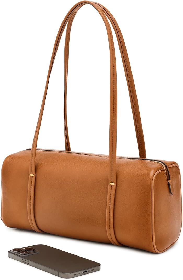 Женская сумка Madewell The Brioche Shoulder Bag in Suede, цвет: Коричневый — фото 4