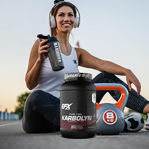 Miniatura 114 de EFX Sports Karbolyn Fuel | Polvo de carbohidratos de rápida absorción | Carga de carbohidratos, energía sostenida, recuperación rápida, sin