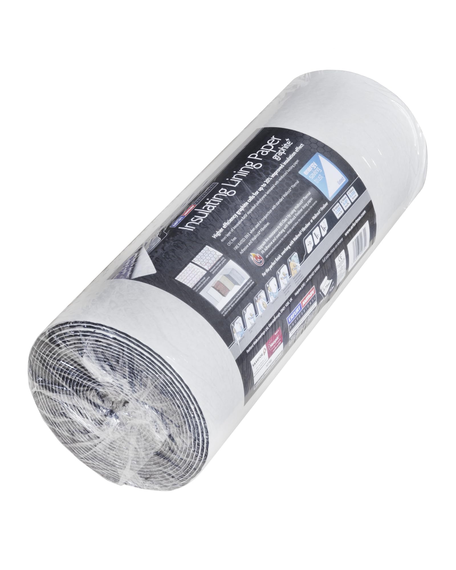Erfurt Insulating Lining Paper Graphite (332276)