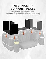 Vista 8 de KEMIMOTO Bolsa para ATV, Bolsa de Carga para ATV Grande de 74L con Bolsa Refrigeradora, Bolsa de Asiento de Parrilla Trasera de Almacenamiento