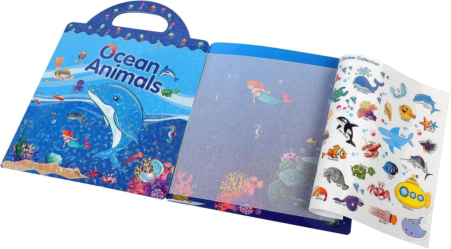 Amazon | ステッカー シール 貼って剥がせる シール本 3冊セット 動物