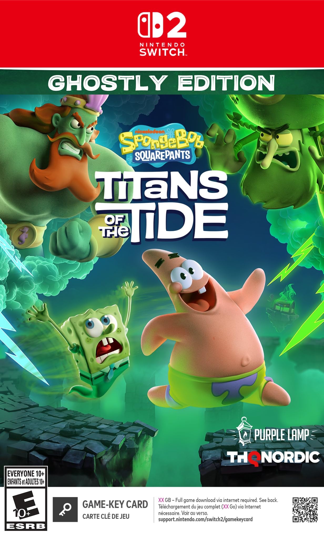 SpongeBob SquarePants: Titans of the Tide: Ghostly Edition - Nintendo Switch 2 - Very Good - Used Game
