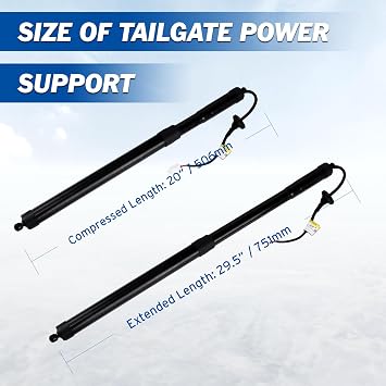 1 Pair Tailgate Liftgate Power Lift Support (Left and Right) Compatible with CRV CR-V 5-Door 2017-2020 Replaces 74961TLA305 74981TLA305
