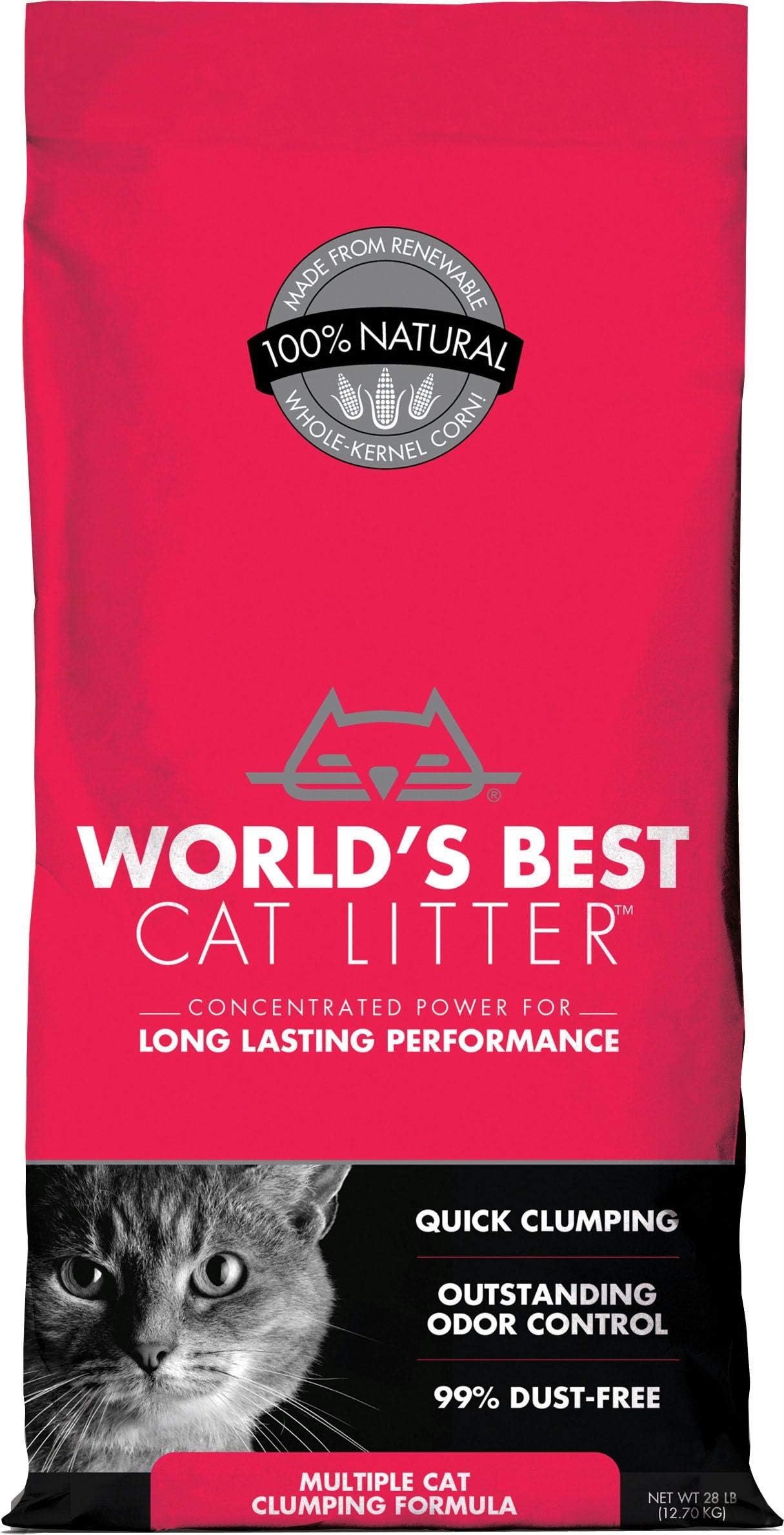 World's Best Cat Litter Multiple Cat Litter 28LBS or 12.7kg