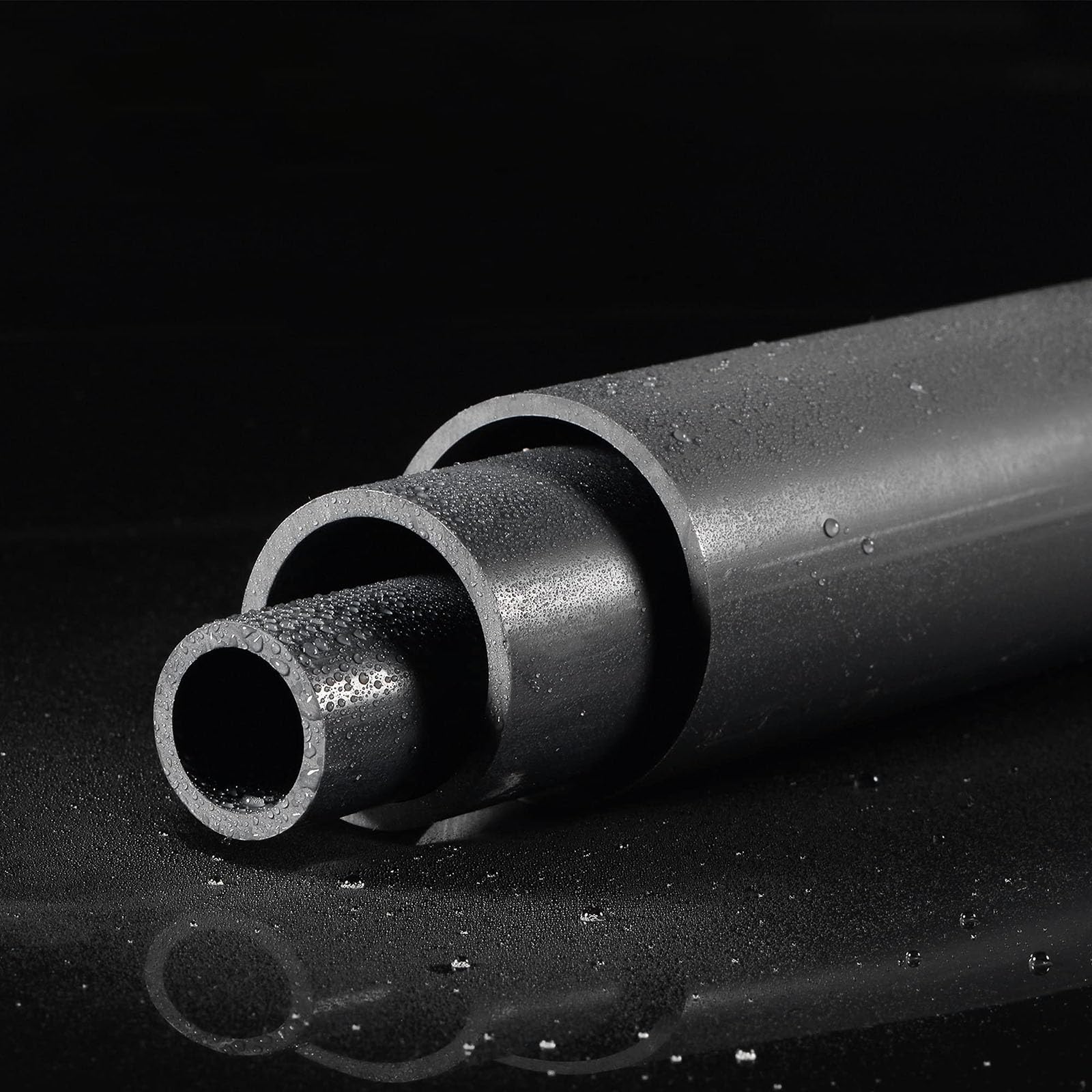 TOP-VIGOR Tubo rotondo rigido PVC 75 mm diametro esterno 67,8 mm diametro interno 0,35 m per decorazioni acquari