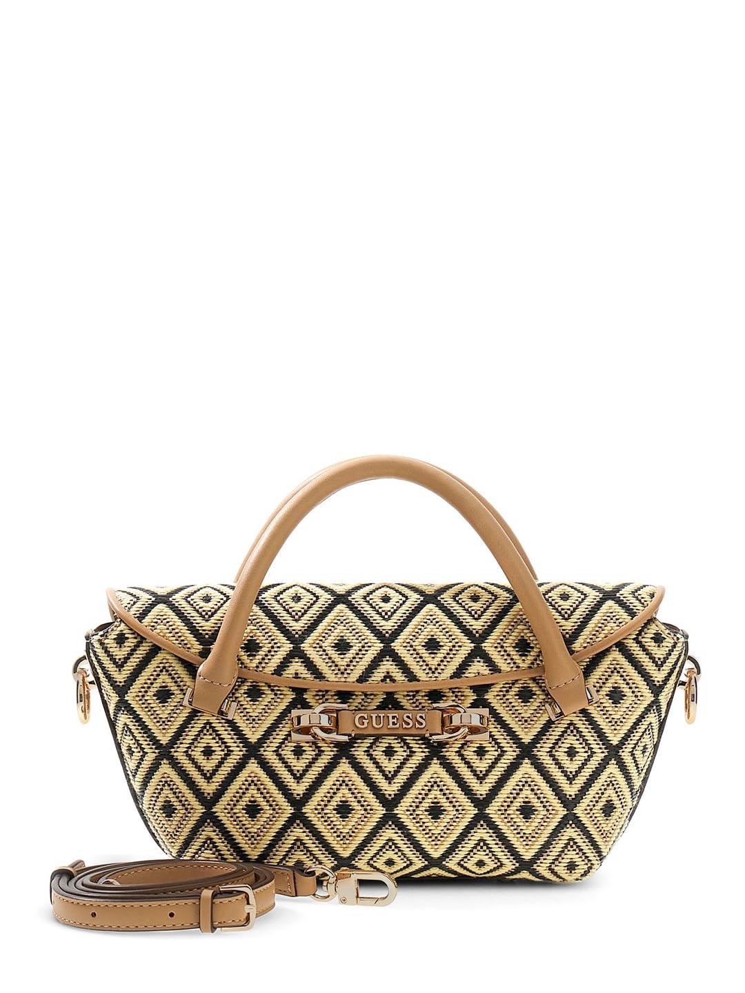 Sac GUESS jaune Sophia Mini Satchel au design compact unique - 6