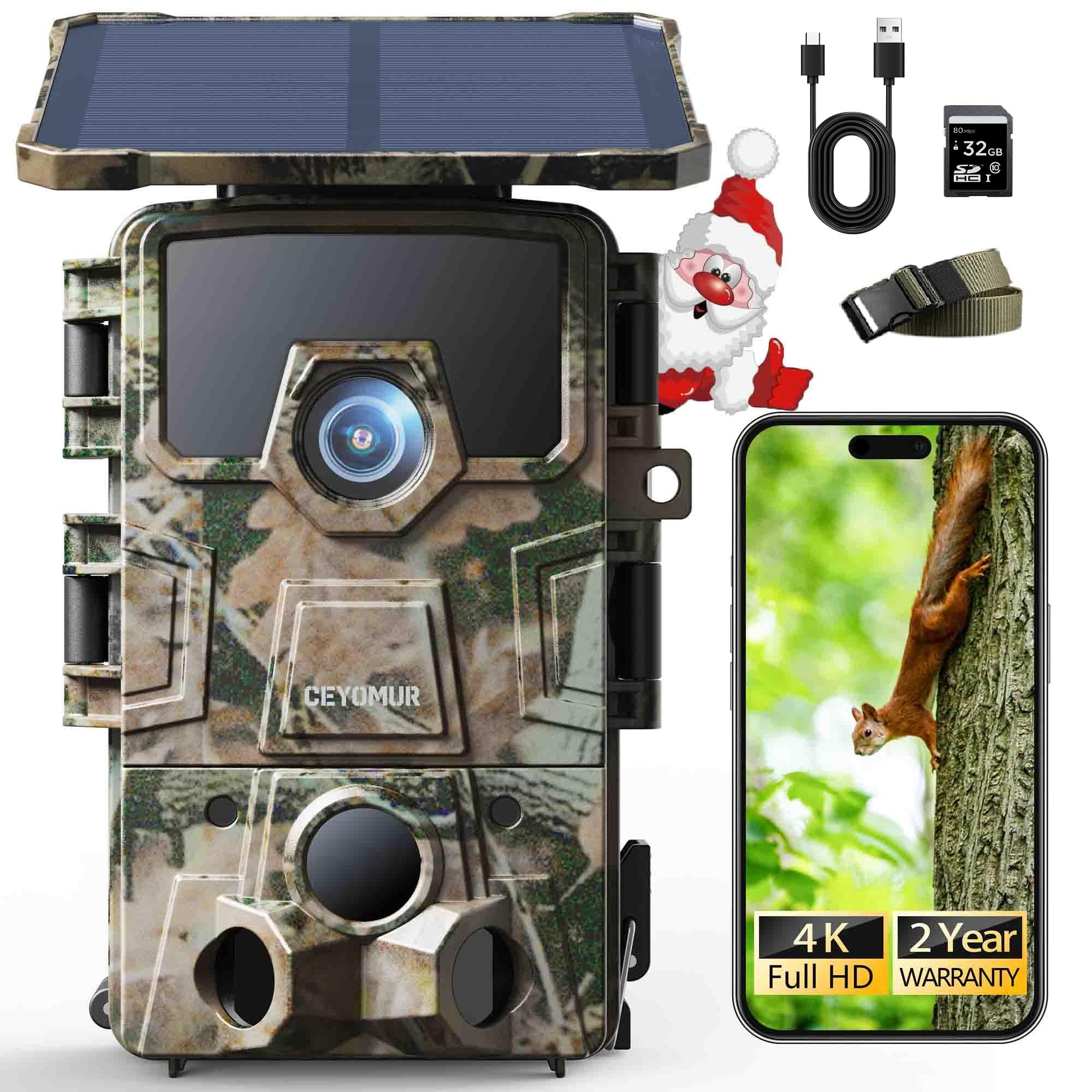 Doppio Obiettivo Solare 4K UHD 60MP Telecamera Selvaggia Wi - Foto 5